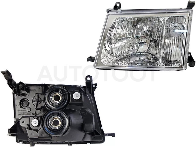 Фара Toyota Land Cruiser (J100) 98-02 (Слева/ Галоген/ Ручная регулировка) - Артикул ST21211C1L - Производитель Sat - Фото, Отзывы, Цены