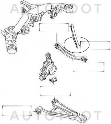 Сайлентблок заднего верхнего рычага наружный задний -C9632 LYNXauto для VOLKSWAGEN TOUAREG