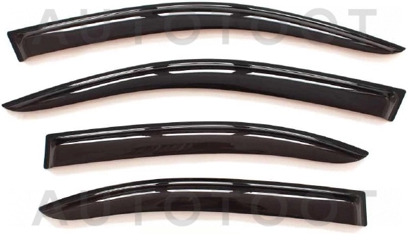 Ветровики, комплект 4 шт. седан -  для TOYOTA AVENSIS