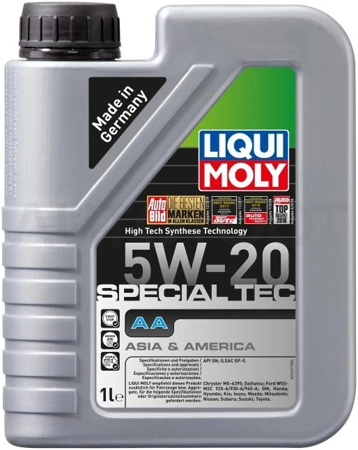 5W-20 Масло моторное синтетическое "Leichtlauf Special AA ", 1л - Артикул 7620 - Производитель Liqui Moly - Фото, Отзывы, Цены