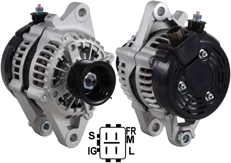 Генератор TOYOTA CROWN TSS13Y 07-/DYNA/TOYOACE TRY220/230/231/281 12V 80A 03- 1TRFE