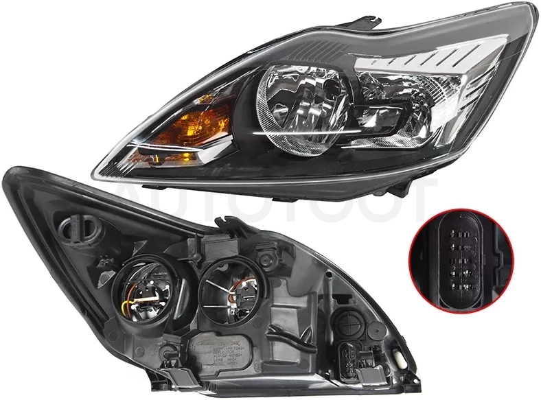 Фара Ford Focus 07-11 (Слева/ С электрокорректором) - Артикул ST4311181LMLDEM2 - Производитель Sat - Фото, Отзывы, Цены