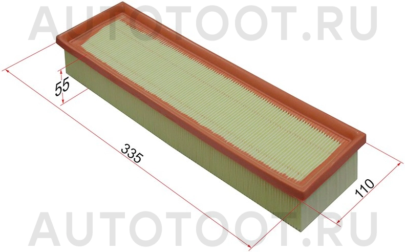 Фильтр воздушный -JDA0185 Just Drive для PEUGEOT 207