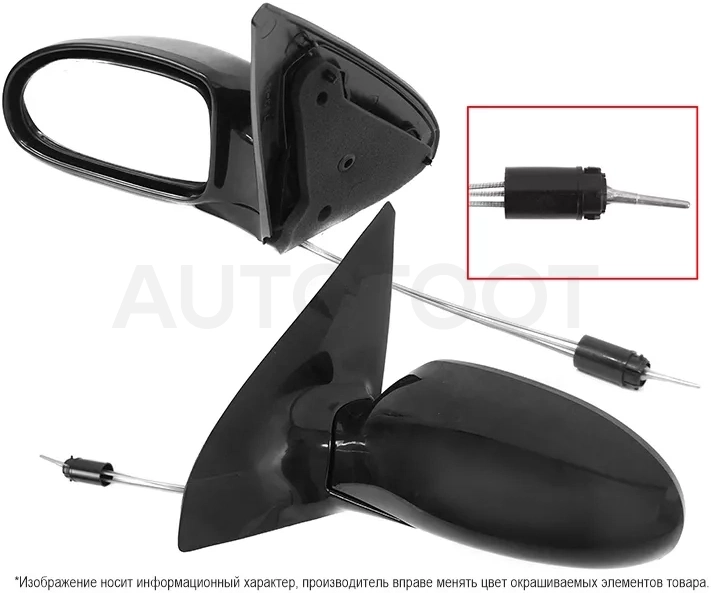 Зеркало Ford Focus 98-04 (Слева/ Механическое) - Артикул STFDA49402 - Производитель Sat - Фото, Отзывы, Цены