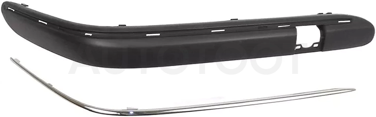 Молдинг бампера Mercedes-Benz C-Class 00-08 (Спереди/ Справа)