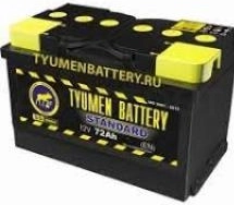 Аккумулятор TYUMEN BATTERY 72Ah 640A обратная полярность (-+)