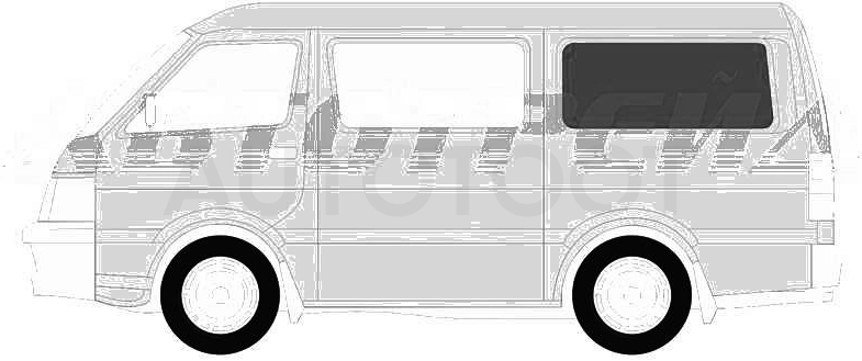 Стекло багажника боковое заднее левое с антеной NISSAN SERENA /SUZUKI LANDY C25 VAN 2 C25 VAN 2005-