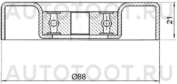 Ролик приводного ремня обводной TOYOTA 1SZ/1GR - Артикул ST1660323010 - Производитель Sat - Фото, Отзывы, Цены