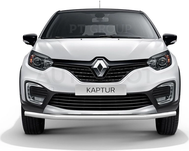 RENAULT Kaptur 2016-  Защита переднего бампера одинарная Ø63мм (НПС) - Артикул RKA220203 - Производитель PT Group - Фото, Отзывы, Цены