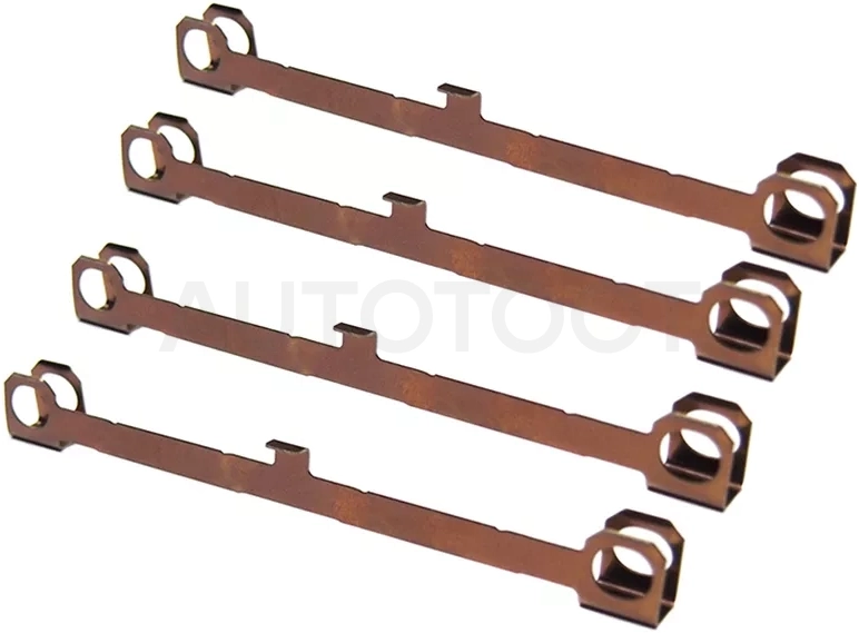 Комплект монтажный тормозных колодок FR TOYOTA LAND CRUISER 100/LEXUS LX470 98