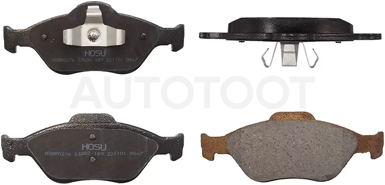 Колодки тормозные (Спереди) Ford Fiesta 95-02 / Fusion 02-12 / Mazda Demio 02-07 / Ford Puma 97-03 / Mazda 2 02-07 / Verisa 04-15