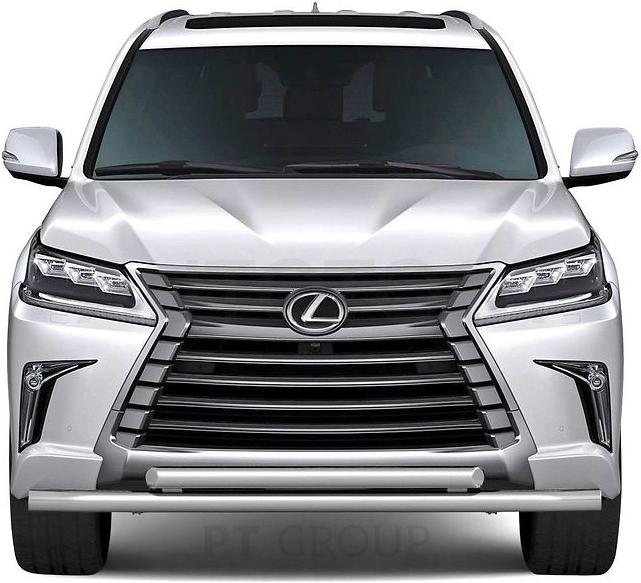 LEXUS LX 450D 2015- Защита переднего бампера двойная Ø63/63мм (НПС) - Артикул 18010101 - Производитель PT Group - Фото, Отзывы, Цены