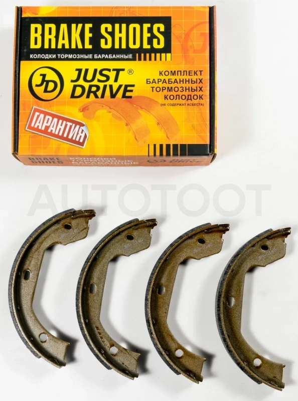Колодки тормозные барабанные, задние - Артикул JBS0140 - Производитель Just Drive - Фото, Отзывы, Цены