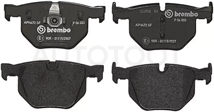 Колодки тормозные (Сзади) BMW 5-Series 03-10 / 6-Series 03-10