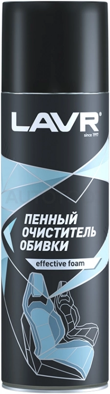 Очиститель велюра и обивки салона LAVR пенный 650мл