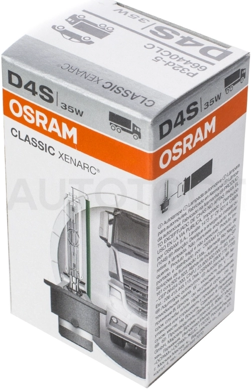 Лампа ксеноновая OSRAM D4S Xenarc Classic 42V-35W, 1шт