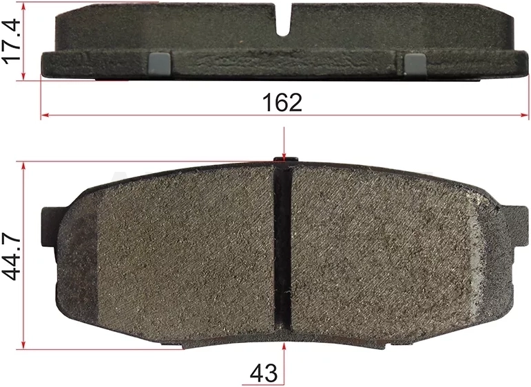 Колодки тормозные (Сзади) Toyota Land Cruiser (J200) 07-21 / Lexus LX 07-23