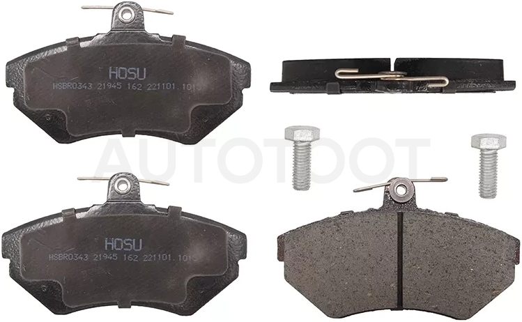 Колодки тормозные (Спереди) Audi A4 00-06 / Volkswagen Golf 87-99 / Passat 88-00 / Polo 94-01 / Audi 100 82-90 / 80 91-95 / Chery Amulet A15 03-10 / Volkswagen Caddy 95-03 / Lupo 98-05 / Vento 92-95