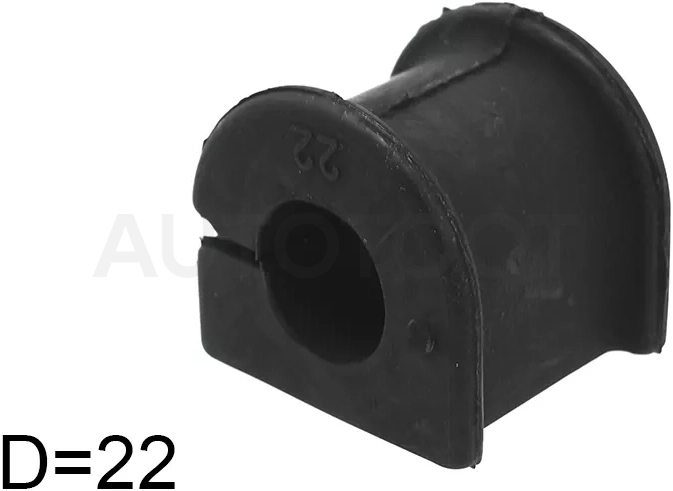 Втулка стабилизатора Toyota Corolla (E120) 00-07 / Corolla Fielder 00-12 (Перед/ 22.00)