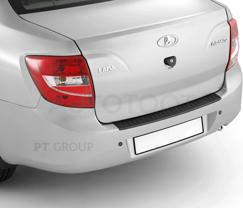 LADA Granta Седан 2011- Накладка на задний бампер (ABS) - Артикул LGR111304 - Производитель PT Group - Фото, Отзывы, Цены