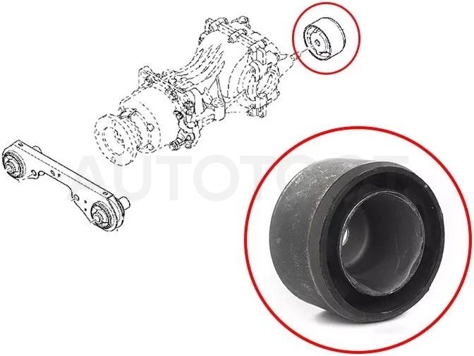 Сайлентблок Nissan Terrano 14-22 / Renault Duster 10-21 - Артикул ST8200828306 - Производитель Sat - Фото, Отзывы, Цены