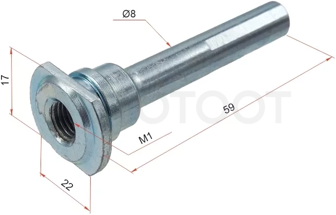 Направляющая суппорта перед нижняя TOYOTA BB/DUET/PASSO - Артикул ST4771597401 - Производитель Sat - Фото, Отзывы, Цены