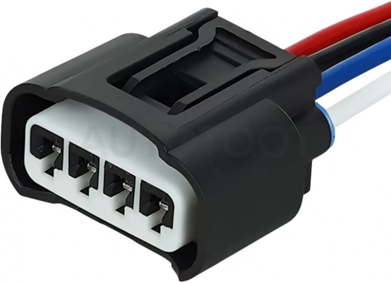 Разъём 4 pin с проводами для катушки зажигания Toyota, Lexus, Peugeot - Артикул AECC079 - Производитель Airline - Фото, Отзывы, Цены