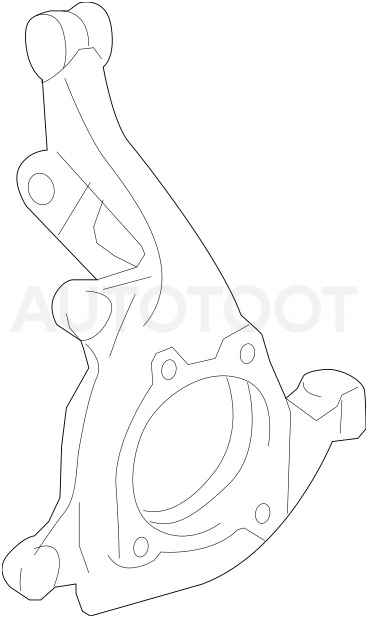 Кулак поворотный передний правый -ST910008 Sat для TOYOTA RAV4