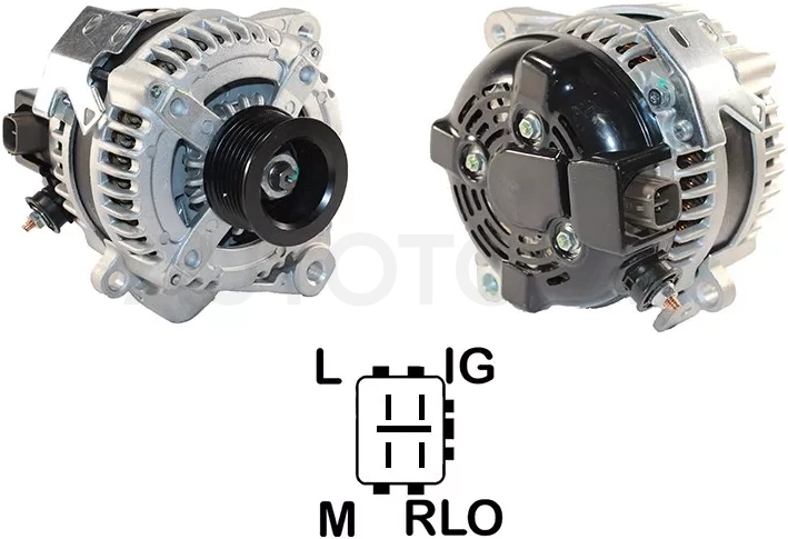 Генератор TOYOTA RAV 4 ACA30/HARRIER ACU3#/KLUGER ACU2#/NOAX/VOXY AZR60/IPSUM ACM2# 2AZ 14V 100A