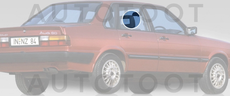 Стекло заднее правое опускное -  для AUDI 80
