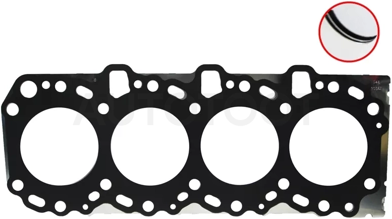 Прокладка головки блока 2KDFTV (T=0,75) DYNA/TOYOACE/FORTUNER/HIACE/HILUX 05