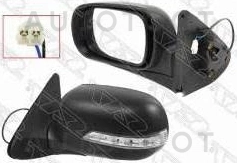 Зеркало левое (поворот, 2 контакта) -STDW25940A2 Sat для DAEWOO NEXIA