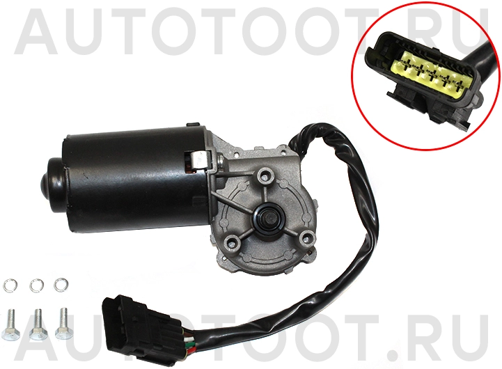 Мотор трапеции стеклоочистителя -ST6001547913 Sat для LADA (ВАЗ) LARGUS, RENAULT LOGAN, RENAULT DUSTER, RENAULT SANDERO