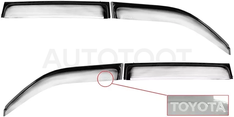 Ветровики Toyota Land Cruiser (J100) 98-07 / Lexus LX 98-07 / Toyota Land Cruiser Cygnus 98-07