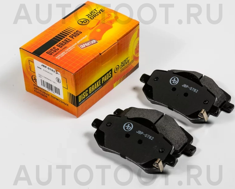 Колодки тормозные дисковые передние - Артикул JBP0782 - Производитель Just Drive - Фото, Отзывы, Цены