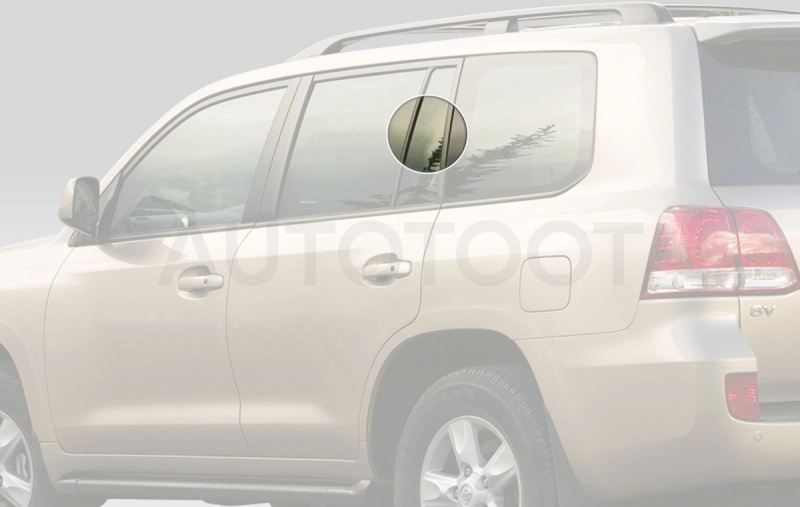 Стекло форточки (уголок) задней левой двери -  для TOYOTA LAND CRUISER, LEXUS LX570
