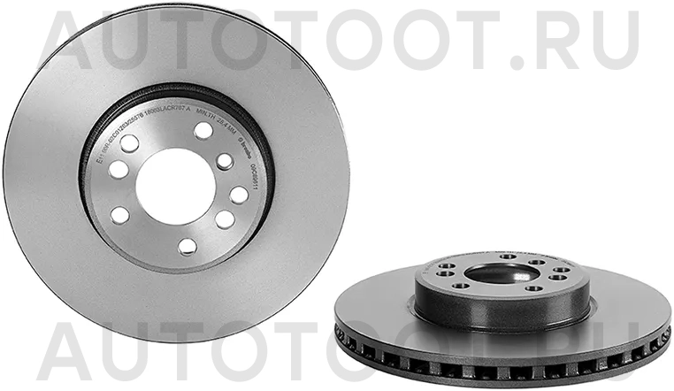 Диск тормозной (Спереди) BMW X3 03-10 / X5 99-06 - Артикул 09C89611 - Производитель Brembo - Фото, Отзывы, Цены