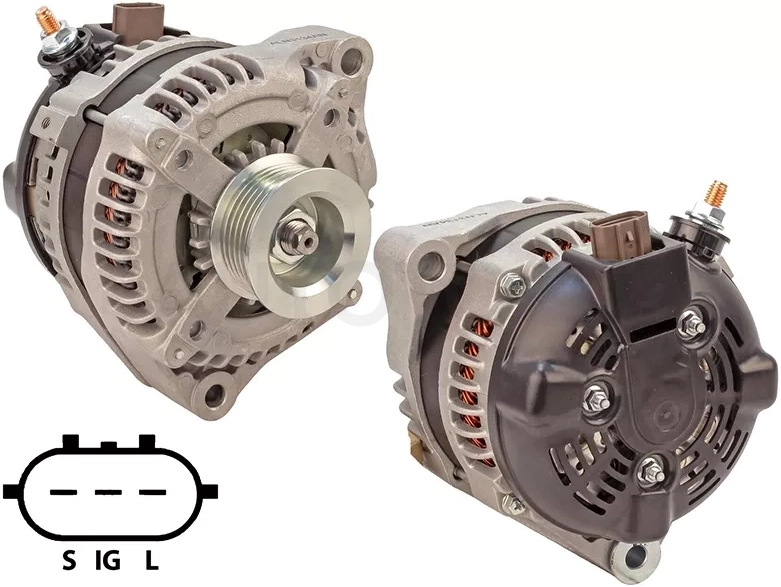 Генератор TOYOTA MARK II JZX110 12V 130A 00-05 1JZ-FSE