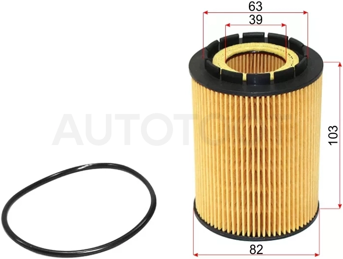 Фильтр масляный (картридж) VW TOUAREG 3.2/3.6 03-11/AUDI Q7 3.6 05-15/PORSCHE CAYENNE 3.2/3.6 02-10