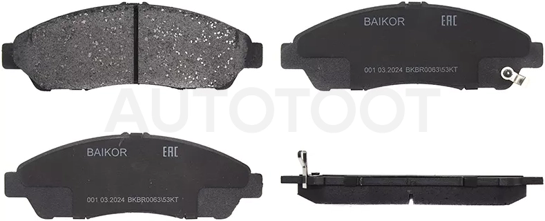 Колодки тормозные (Спереди) Acura MDX 06-16 / ZDX 09-13 / Honda Pilot 08-15