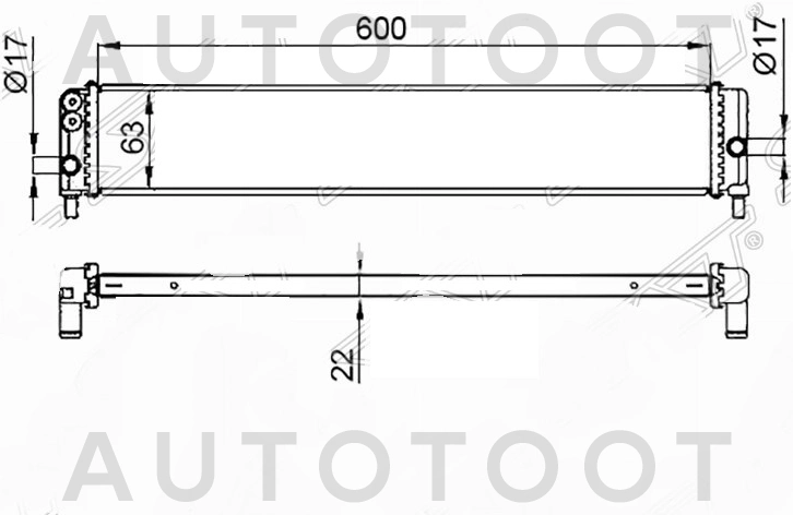 Радиатор инвертора -STG901047030 Sat для TOYOTA PRIUS, LEXUS CT