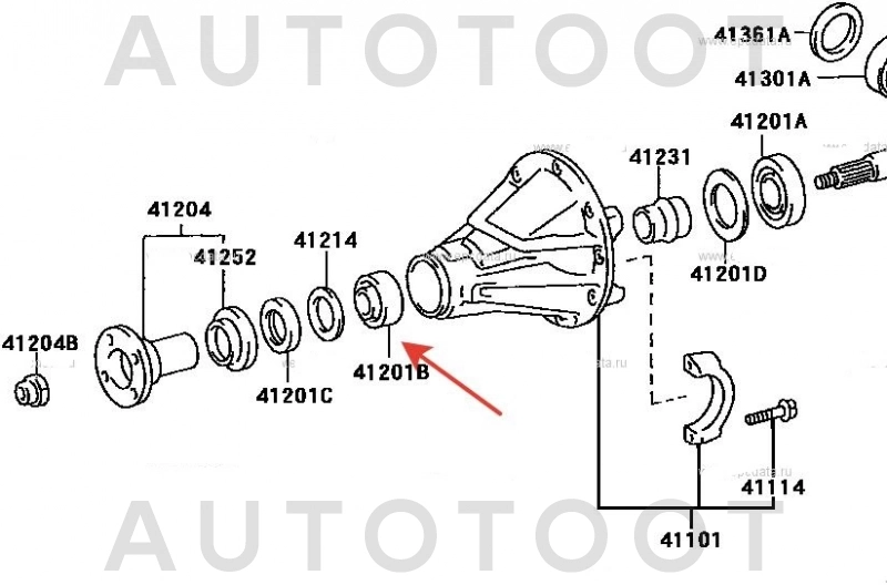 Подшипник хвостовика заднего редуктора -HICAPST3062ALFT Koyo для TOYOTA IPSUM, TOYOTA MATRIX, TOYOTA NADIA, TOYOTA PREMIO, TOYOTA OPA, TOYOTA PICNIC, TOYOTA WISH, TOYOTA VITZ, TOYOTA YARIS, TOYOTA PRO