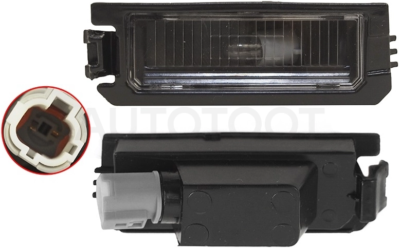 Фонарь освещения номерного знака правый -ST92502F6000 Sat для KIA RIO