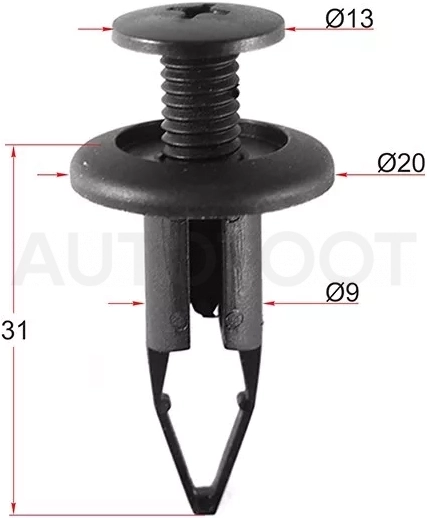 Клипса TOYOTA/LEXUS (Продажа по 10шт) - Артикул STM10296 - Производитель Sat - Фото, Отзывы, Цены