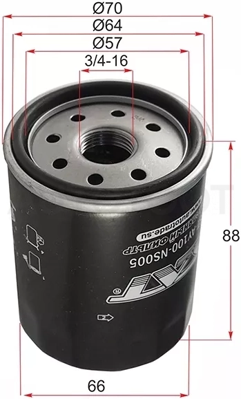 Фильтр масляный NISSAN AD/EXPERT/AVENIR/BLUEBIRD/PULSAR CR12DE/SR18DE/SR20DET/MARCH CG13DE/CG10DE/CG