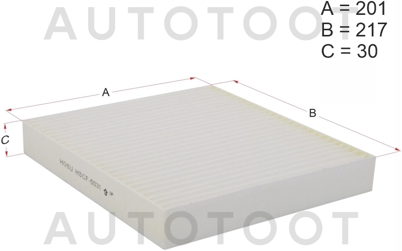Фильтр салонный -  для NISSAN X-TRAIL, FORD TRANSIT, MITSUBISHI OUTLANDER, MITSUBISHI LANCER, MITSUBISHI ASX, NISSAN TEANA, NISSAN MURANO