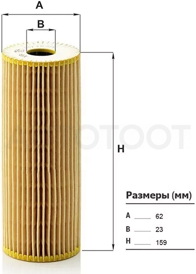 Фильтр масляный (картридж) MERCEDES W202/W203/W124/W210/W463/W163/W140 M104/M111
