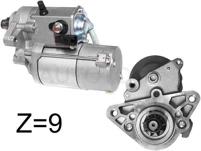Стартер Toyota Land Cruiser (J100,J200) 98-21 / Jaguar XJ 86-97 / Lexus GS 97-01 / GX 02-09 / LS 94-00 / LX 98-07 / Toyota 4Runner 02-09 / Land Cruiser Cygnus 98-07 / Sequoia 00-17 / Tundra 99-22 (2 kW/ Z=9)
