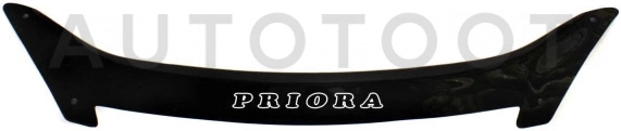 Дефлектор капота (мухобойка) -  для LADA (ВАЗ) PRIORA