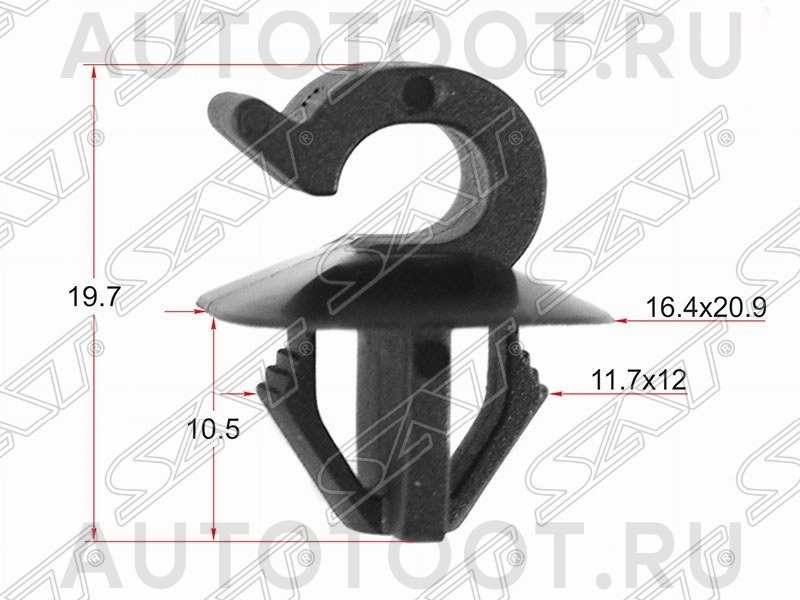 Клипса упора капота 90469-06005 -STM10454 Sat для TOYOTA AVENSIS, TOYOTA CAMRY, TOYOTA YARIS, TOYOTA VITZ